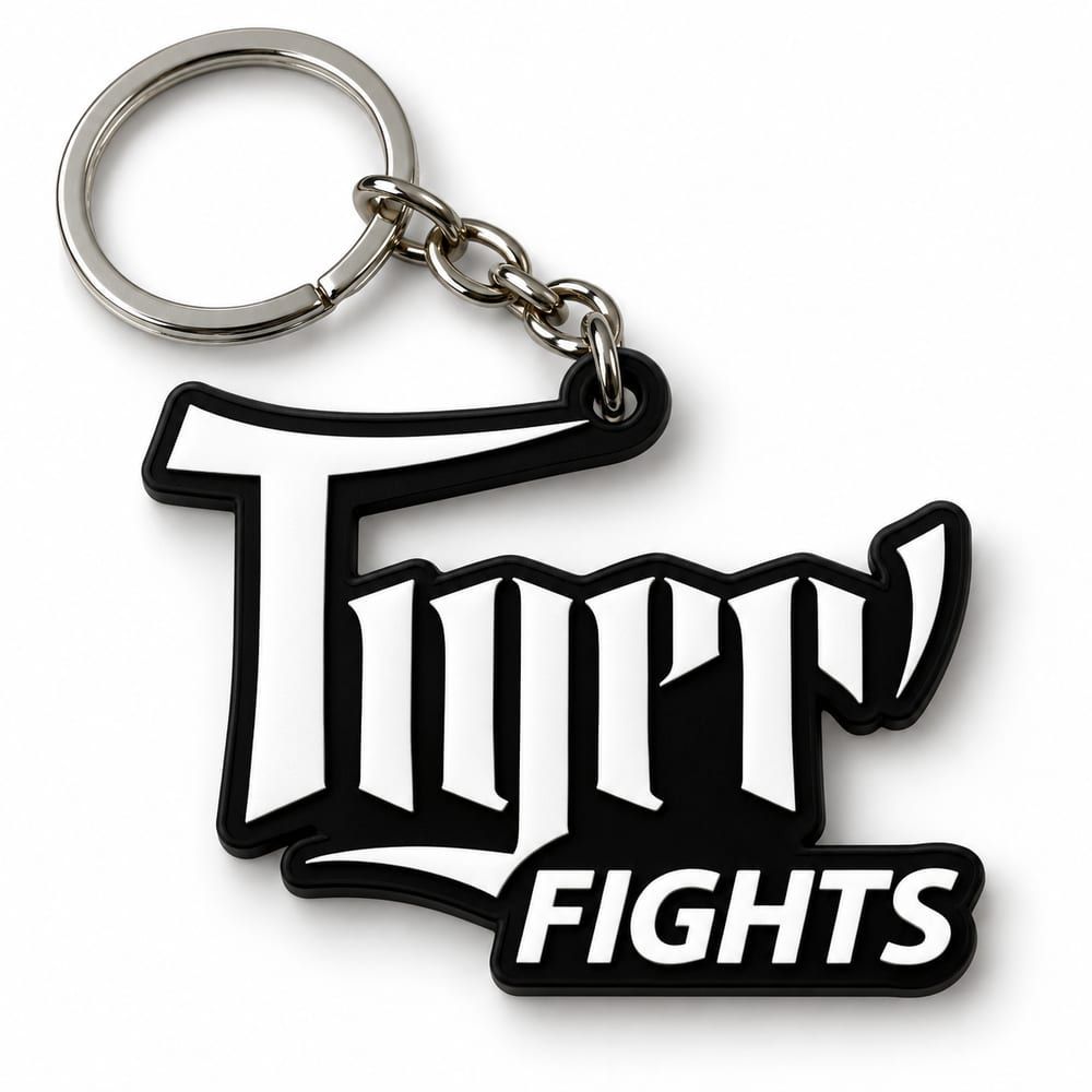 Porte-clés logo Tiger’s Fights en relief